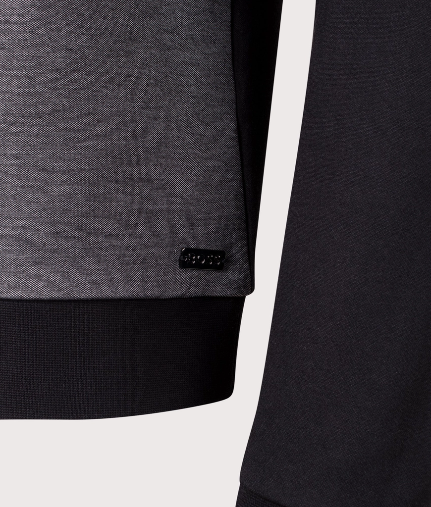 Hugo Boss Mens Quarter Zip Sweatshirt
